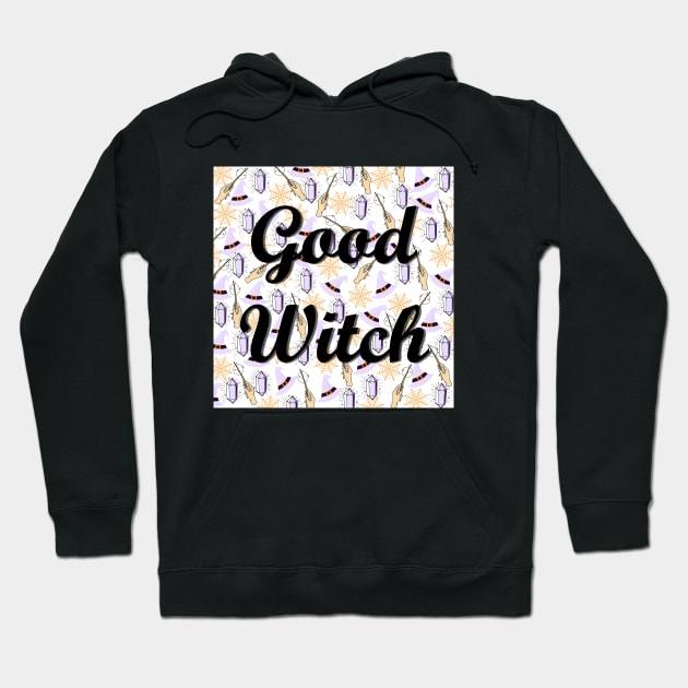 Halloween Witch Pattern Hoodie by Susy Maldonado illustrations